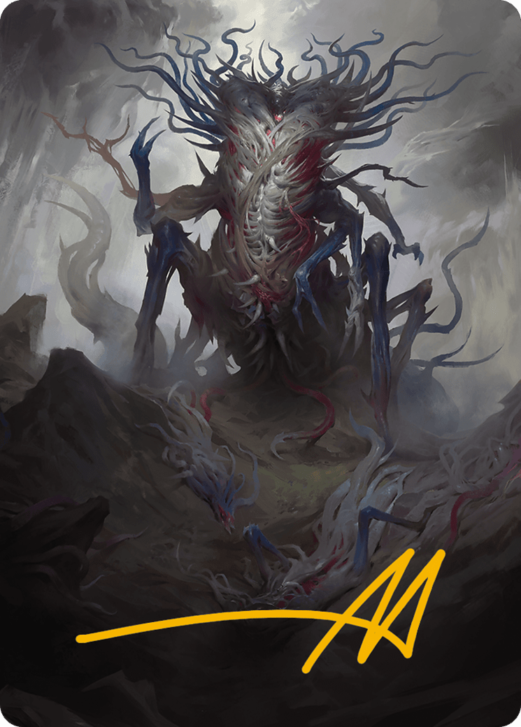 Azlask, the Swelling Scourge Art Card (Gold-Stamped Signature) [Modern Horizons 3 Art Series] MTG Single Magic: The Gathering  | Multizone: Comics And Games
