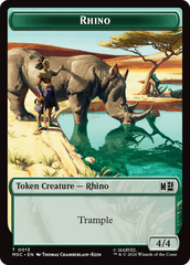 Rhino (013) // Elephant (012) Double-Sided Token [Marvel Super Heroes Commander Tokens] MTG Single Magic: The Gathering  | Multizone: Comics And Games
