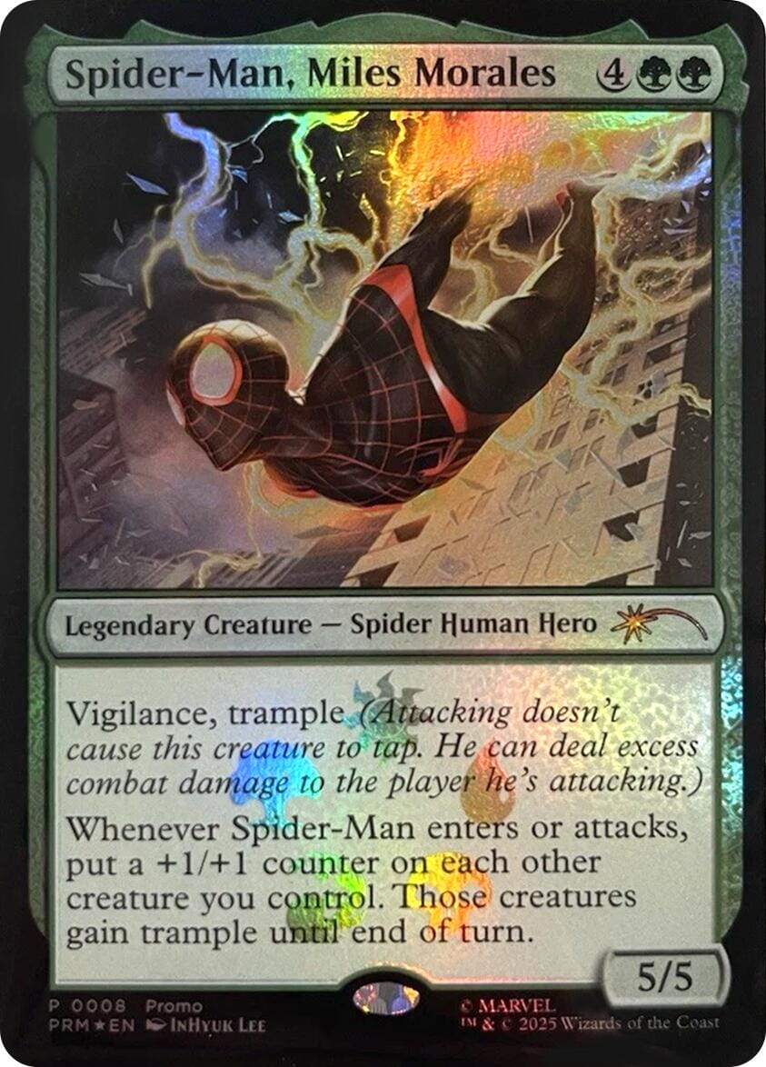 Spider-Man, Miles Morales [Marvel's Spider-Man Promos] MTG Single Magic: The Gathering  | Multizone: Comics And Games