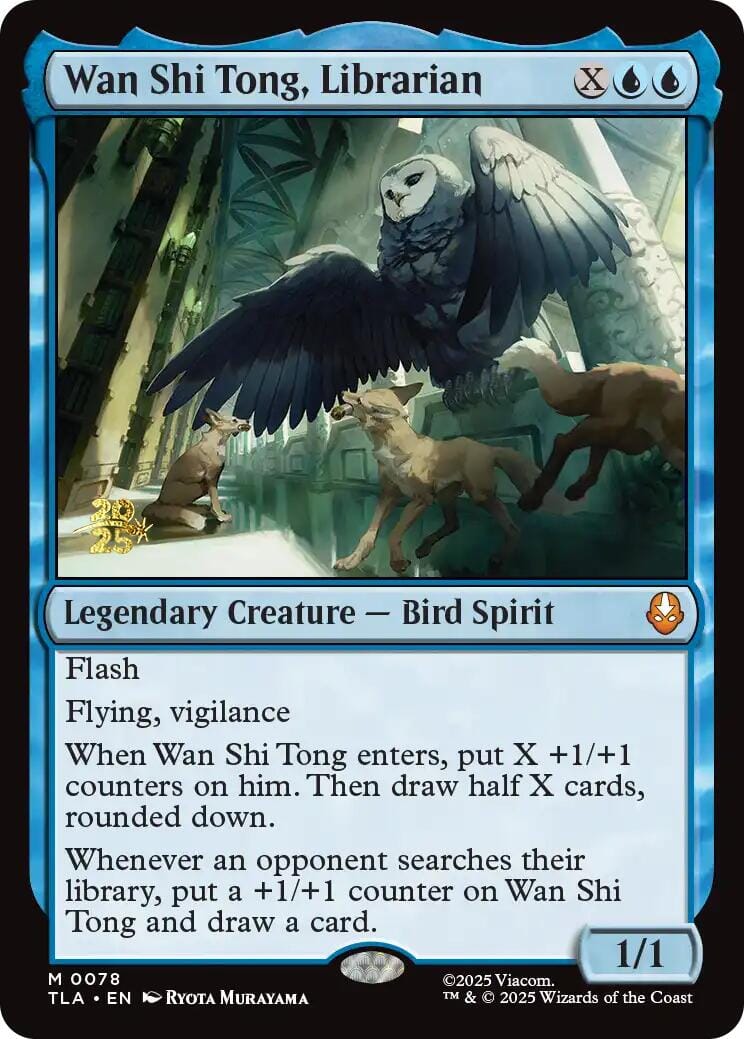 Wan Shi Tong, Librarian [Avatar: The Last Airbender Prerelease Cards] MTG Single Magic: The Gathering  | Multizone: Comics And Games