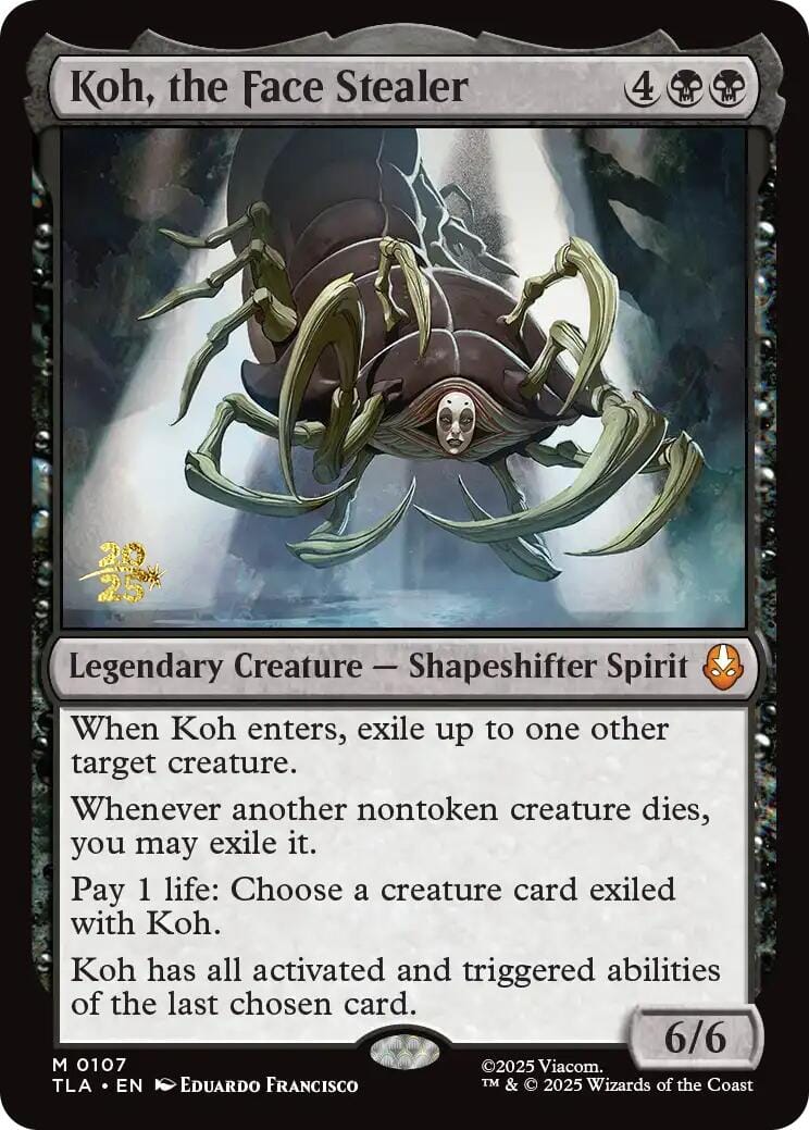 Koh, the Face Stealer [Avatar: The Last Airbender Prerelease Cards] MTG Single Magic: The Gathering  | Multizone: Comics And Games