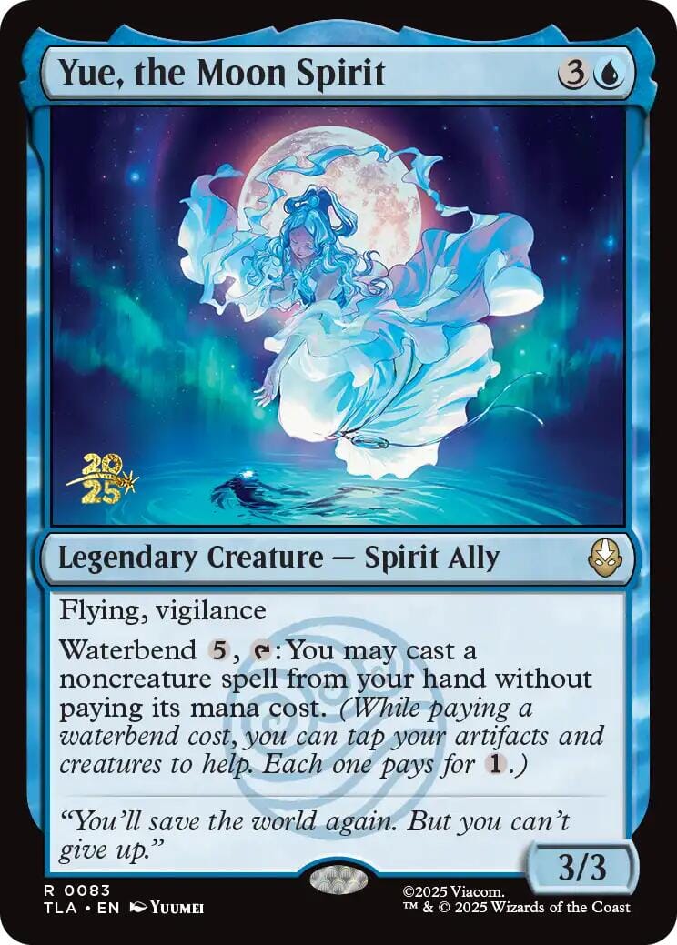 Yue, the Moon Spirit [Avatar: The Last Airbender Prerelease Cards] MTG Single Magic: The Gathering  | Multizone: Comics And Games