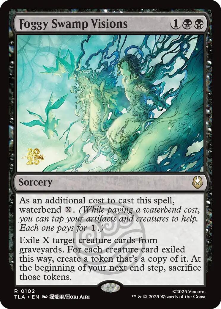 Foggy Swamp Visions [Avatar: The Last Airbender Prerelease Cards] MTG Single Magic: The Gathering  | Multizone: Comics And Games