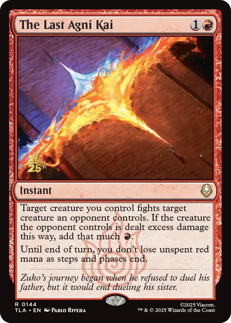 The Last Agni Kai [Avatar: The Last Airbender Prerelease Cards] MTG Single Magic: The Gathering  | Multizone: Comics And Games
