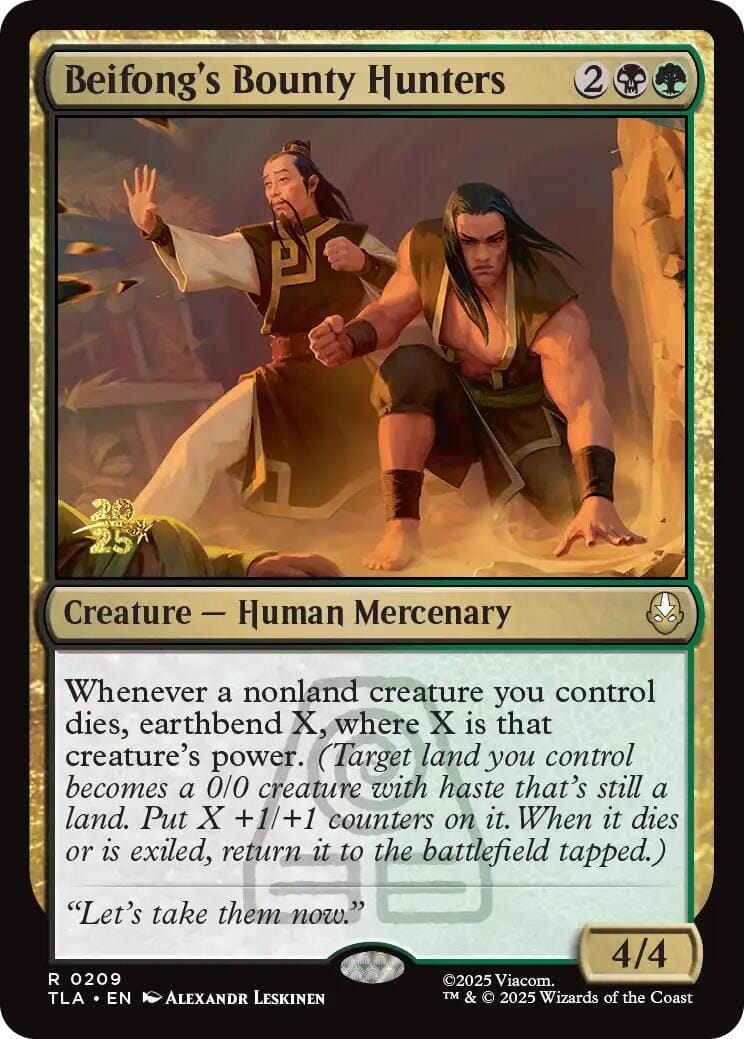 Beifong's Bounty Hunters [Avatar: The Last Airbender Prerelease Cards] MTG Single Magic: The Gathering  | Multizone: Comics And Games