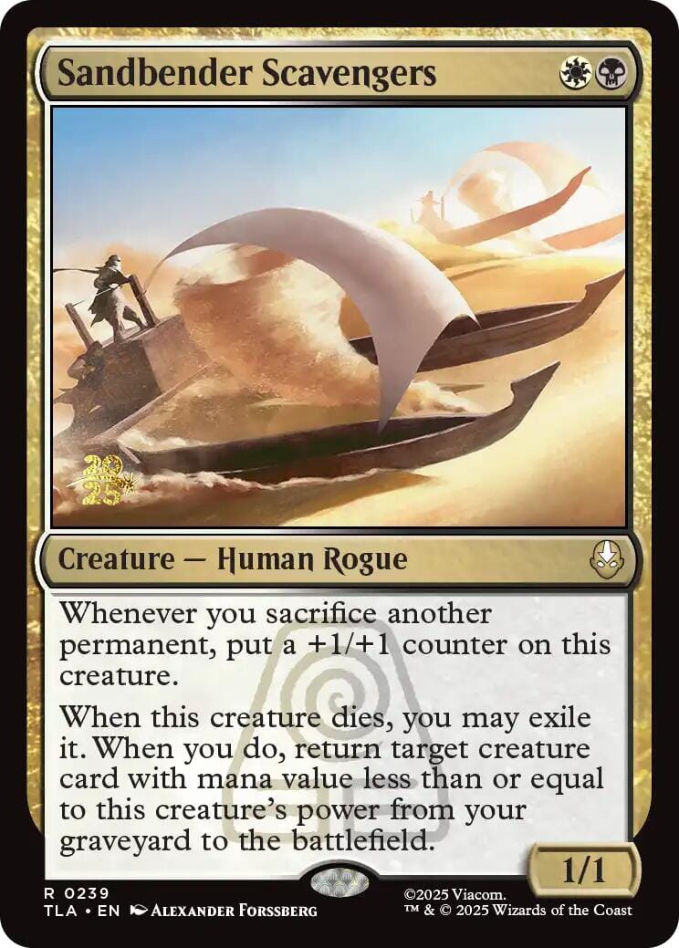 Sandbender Scavengers [Avatar: The Last Airbender Prerelease Cards] MTG Single Magic: The Gathering  | Multizone: Comics And Games