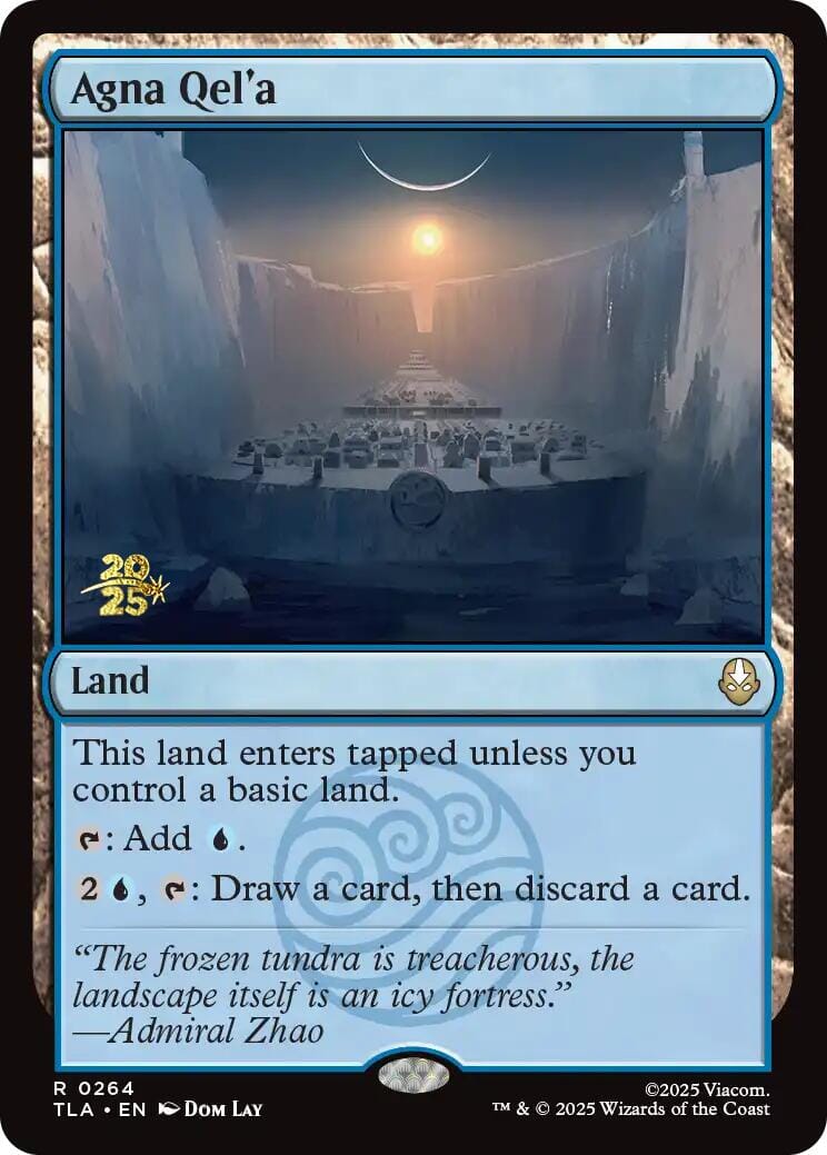 Agna Qel'a [Avatar: The Last Airbender Prerelease Cards] MTG Single Magic: The Gathering  | Multizone: Comics And Games