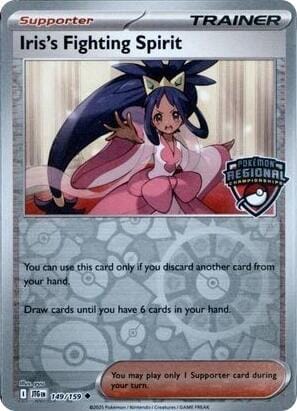 Iris's Fighting Spirit (149/159) (Regional Championships) [League & Championship Cards] Pokemon Single Pokémon  | Multizone: Comics And Games