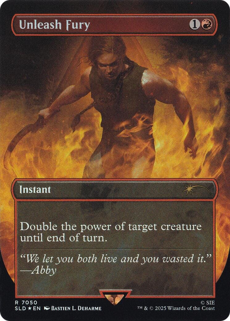 Unleash Fury (Rainbow Foil) [Secret Lair Drop Series] MTG Single Magic: The Gathering  | Multizone: Comics And Games