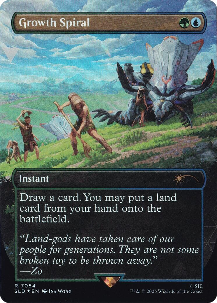Growth Spiral (Rainbow Foil) [Secret Lair Drop Series] MTG Single Magic: The Gathering  | Multizone: Comics And Games