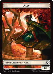 Ally (0004) // Clue (0015) Double-Sided Token [Avatar: The Last Airbender Tokens] MTG Single Magic: The Gathering  | Multizone: Comics And Games