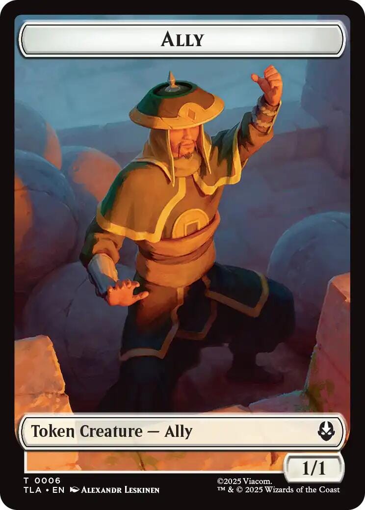 Ally (0006) // Clue (0017) Double-Sided Token [Avatar: The Last Airbender Tokens] MTG Single Magic: The Gathering  | Multizone: Comics And Games