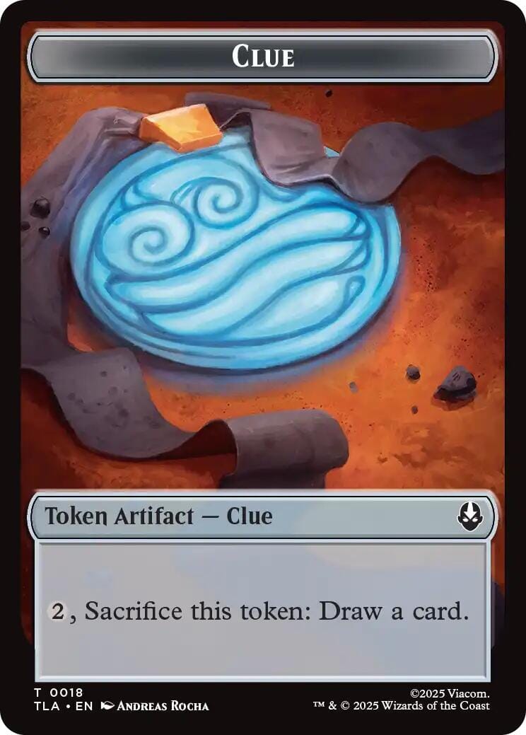 Ally (0007) // Clue (0018) Double-Sided Token [Avatar: The Last Airbender Tokens] MTG Single Magic: The Gathering  | Multizone: Comics And Games