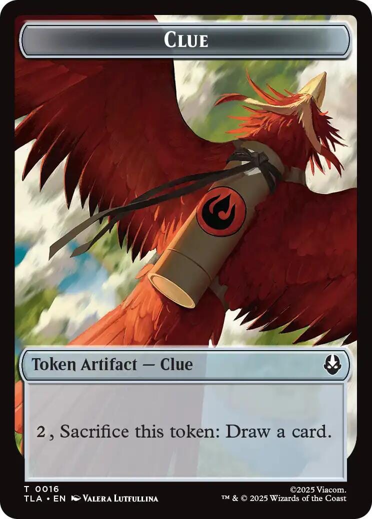 Ally (0008) // Clue (0016) Double-Sided Token [Avatar: The Last Airbender Tokens] MTG Single Magic: The Gathering  | Multizone: Comics And Games