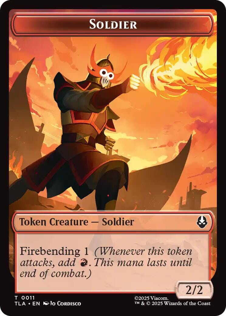 Ballistic Boulder // Soldier (0011) Double-Sided Token [Avatar: The Last Airbender Tokens] MTG Single Magic: The Gathering  | Multizone: Comics And Games