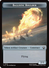 Ballistic Boulder // Soldier (0011) Double-Sided Token [Avatar: The Last Airbender Tokens] MTG Single Magic: The Gathering  | Multizone: Comics And Games