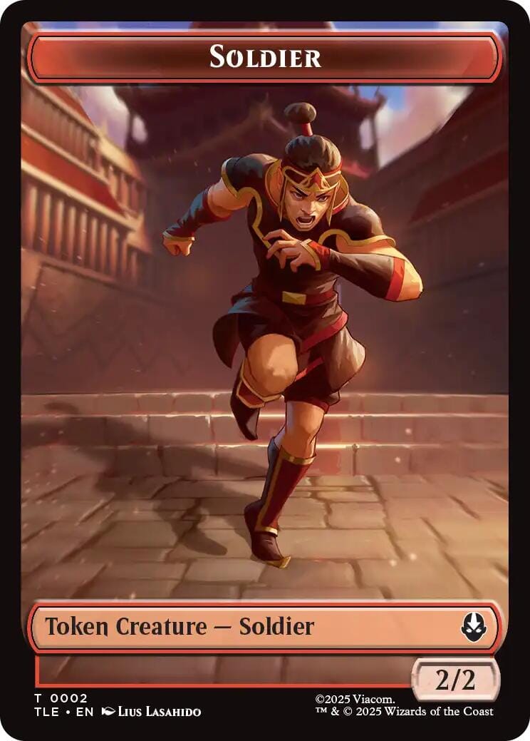 Soldier (0002) [Avatar: The Last Airbender Tokens] MTG Single Magic: The Gathering  | Multizone: Comics And Games