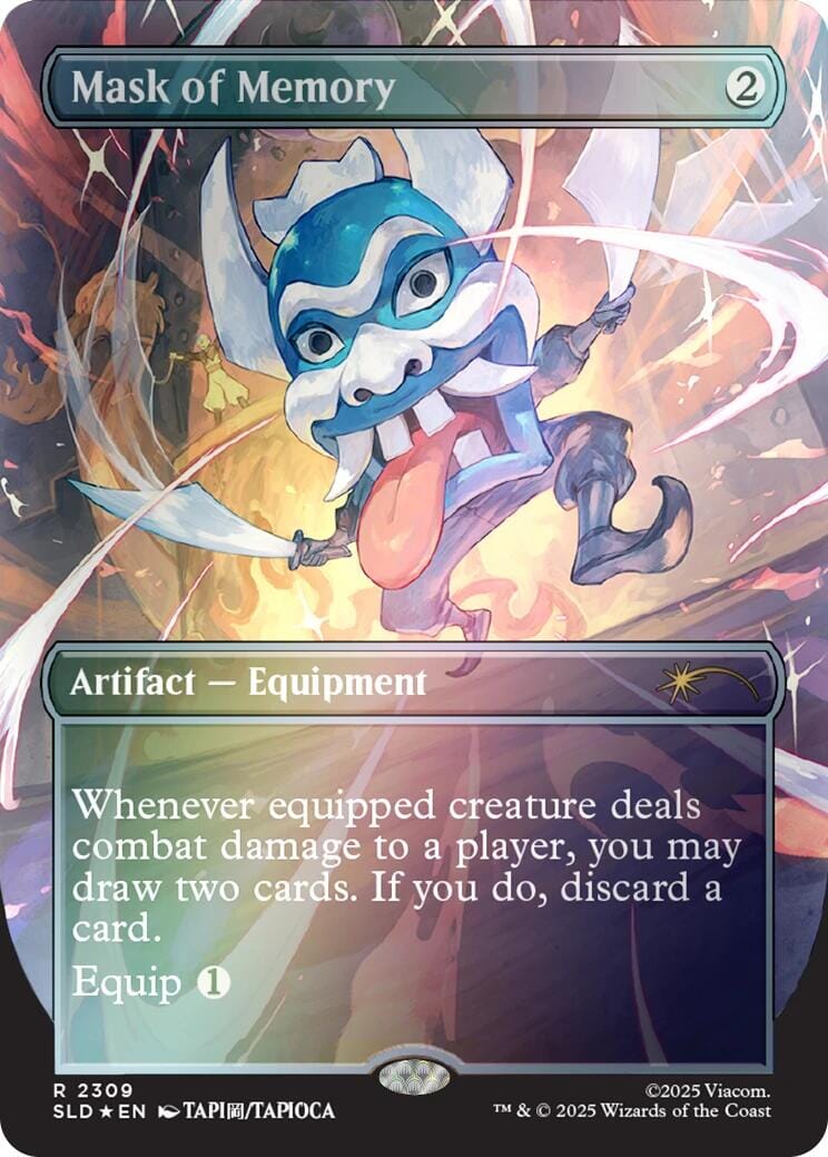 Mask of Memory (Rainbow Foil) [Secret Lair Drop Series] MTG Single Magic: The Gathering  | Multizone: Comics And Games