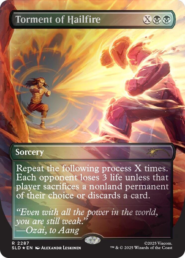 Torment of Hailfire (2287) (Rainbow Foil) [Secret Lair Drop Series] MTG Single Magic: The Gathering  | Multizone: Comics And Games