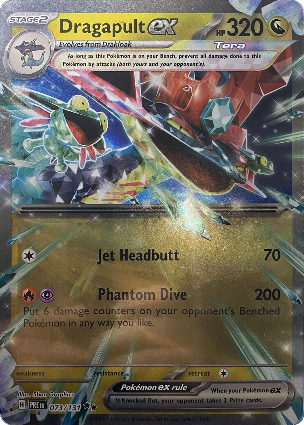 Dragapult ex (073/131) (Jumbo Card) [Scarlet & Violet: Prismatic Evolutions] Pokemon Single Pokémon  | Multizone: Comics And Games