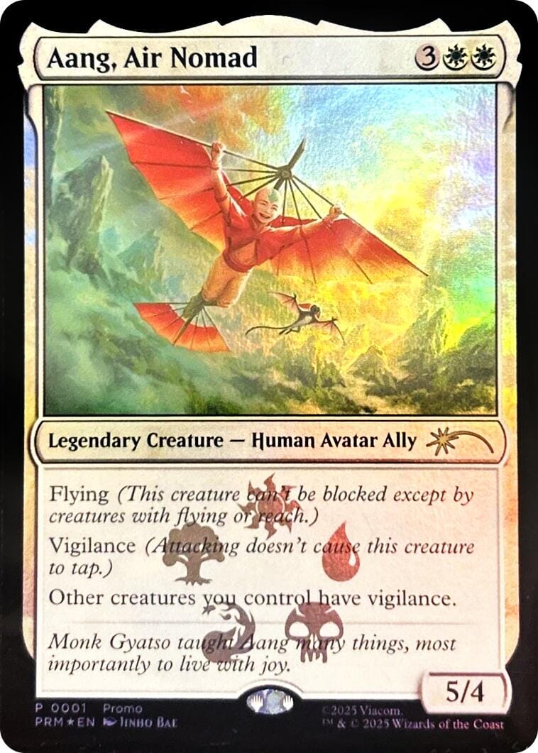 Aang, Air Nomad [Media Promos] MTG Single Magic: The Gathering  | Multizone: Comics And Games