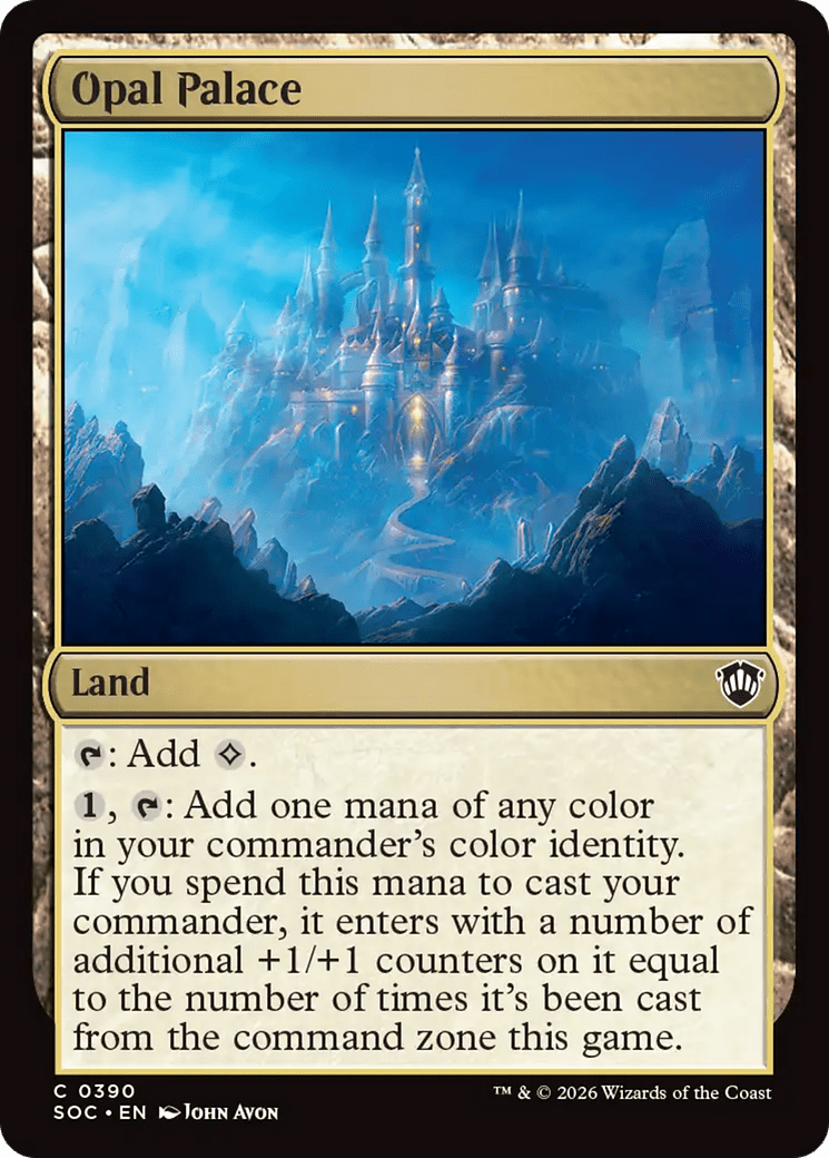 Opal Palace [Secrets of Strixhaven Commander] MTG Single Magic: The Gathering  | Multizone: Comics And Games