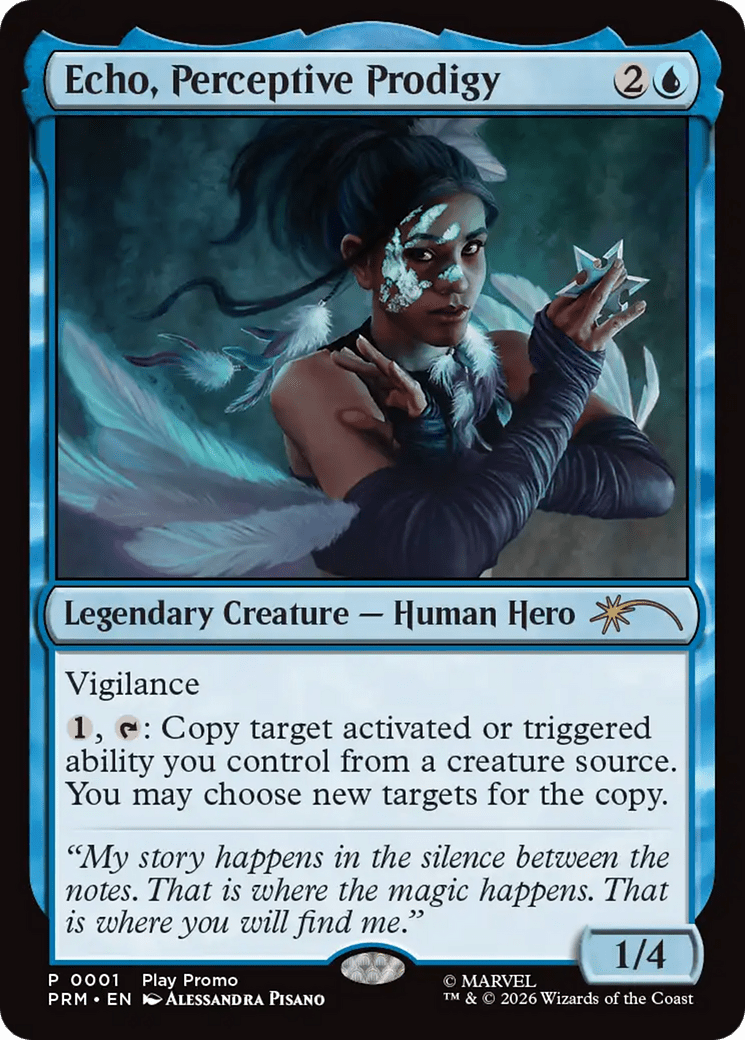 Echo, Perceptive Prodigy [Standard Showdown Promos] MTG Single Magic: The Gathering  | Multizone: Comics And Games