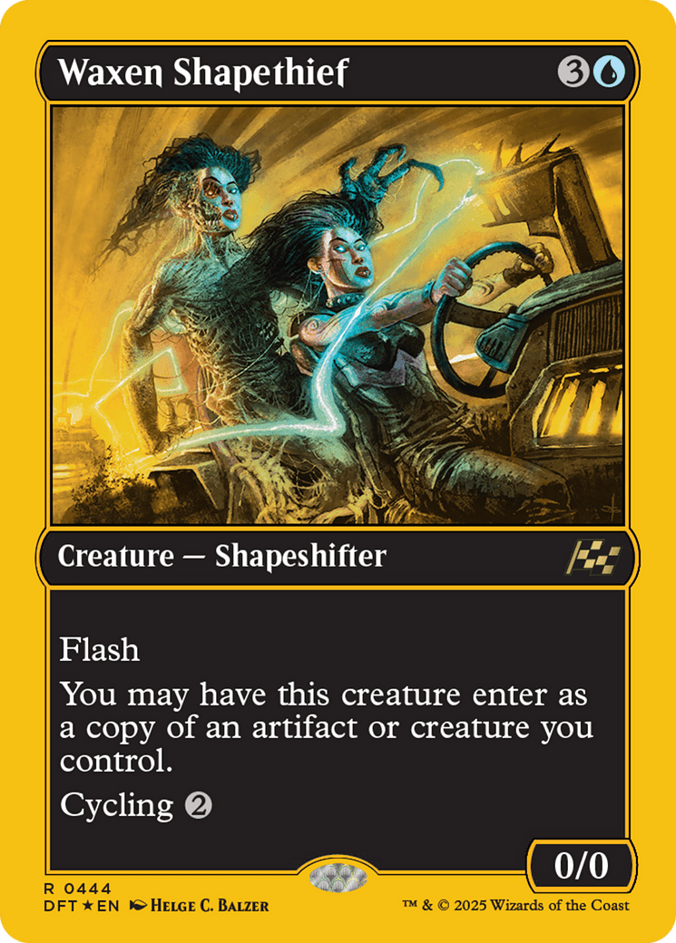 Waxen Shapethief (First-Place Foil) [Aetherdrift] MTG Single Magic: The Gathering  | Multizone: Comics And Games