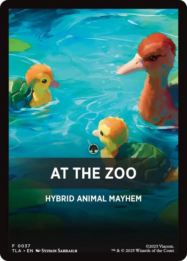 At The Zoo Theme Card [Avatar: The Last Airbender Tokens] MTG Single Magic: The Gathering  | Multizone: Comics And Games