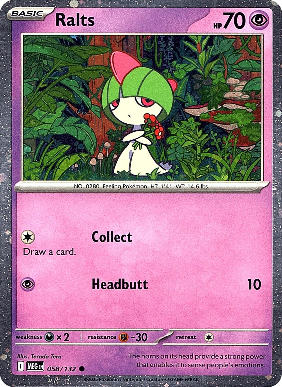 Ralts (058/132) (Cosmos Holo) [Miscellaneous Cards] Pokemon Single Pokémon  | Multizone: Comics And Games