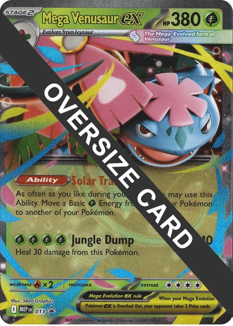 Mega Venusaur ex (013) (Jumbo) [Mega Evolution Promo] Pokemon Single Pokémon  | Multizone: Comics And Games