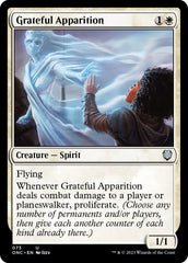 Grateful Apparition [Phyrexia: All Will Be One Commander] MTG Single Magic: The Gathering  | Multizone: Comics And Games