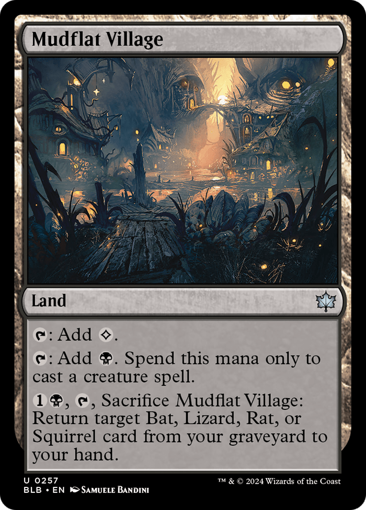 Mudflat Village [Bloomburrow] MTG Single Magic: The Gathering  | Multizone: Comics And Games