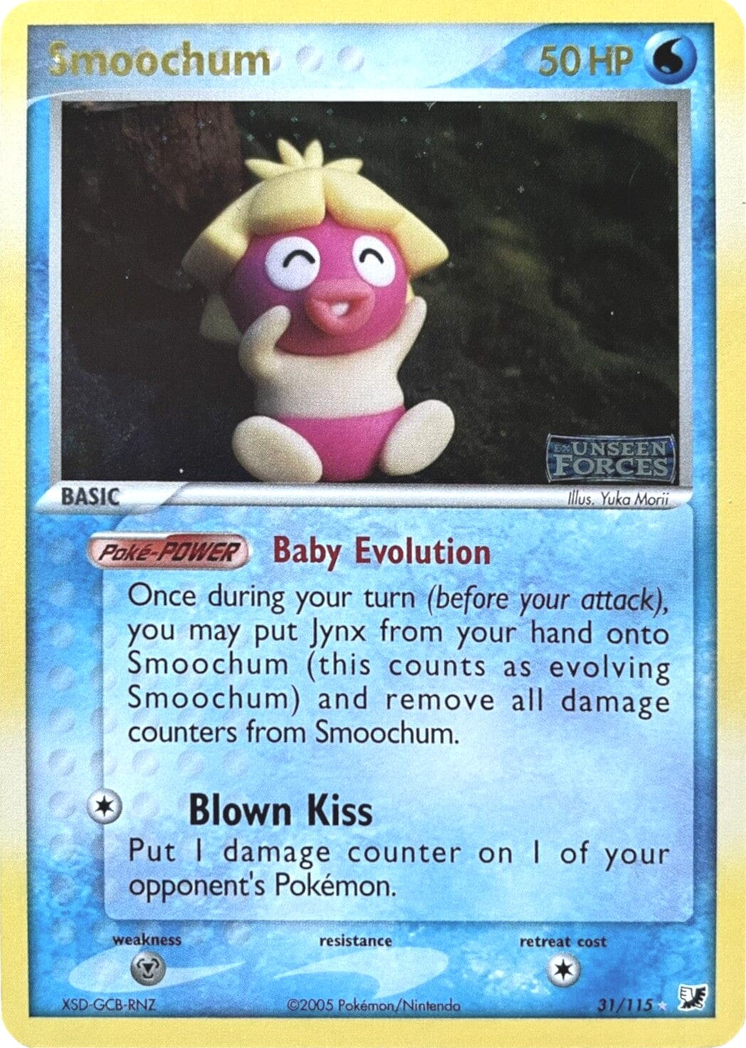 Smoochum (31/115) (Stamped) [EX: Unseen Forces] Pokemon Single Pokémon  | Multizone: Comics And Games