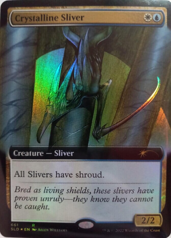 Crystalline Sliver (Extended Art) [Secret Lair Drop Promos] MTG Single Magic: The Gathering  | Multizone: Comics And Games