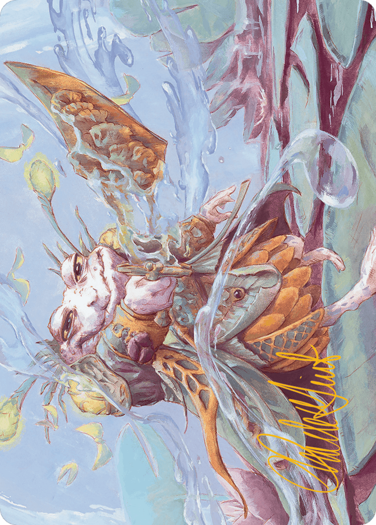 Glarb, Calamity's Augur Art Card (Gold-Stamped Signature) [Bloomburrow Art Series] MTG Single Magic: The Gathering  | Multizone: Comics And Games