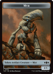 Snake // Myr Double-Sided Token [Tarkir: Dragonstorm Commander Tokens] MTG Single Magic: The Gathering  | Multizone: Comics And Games