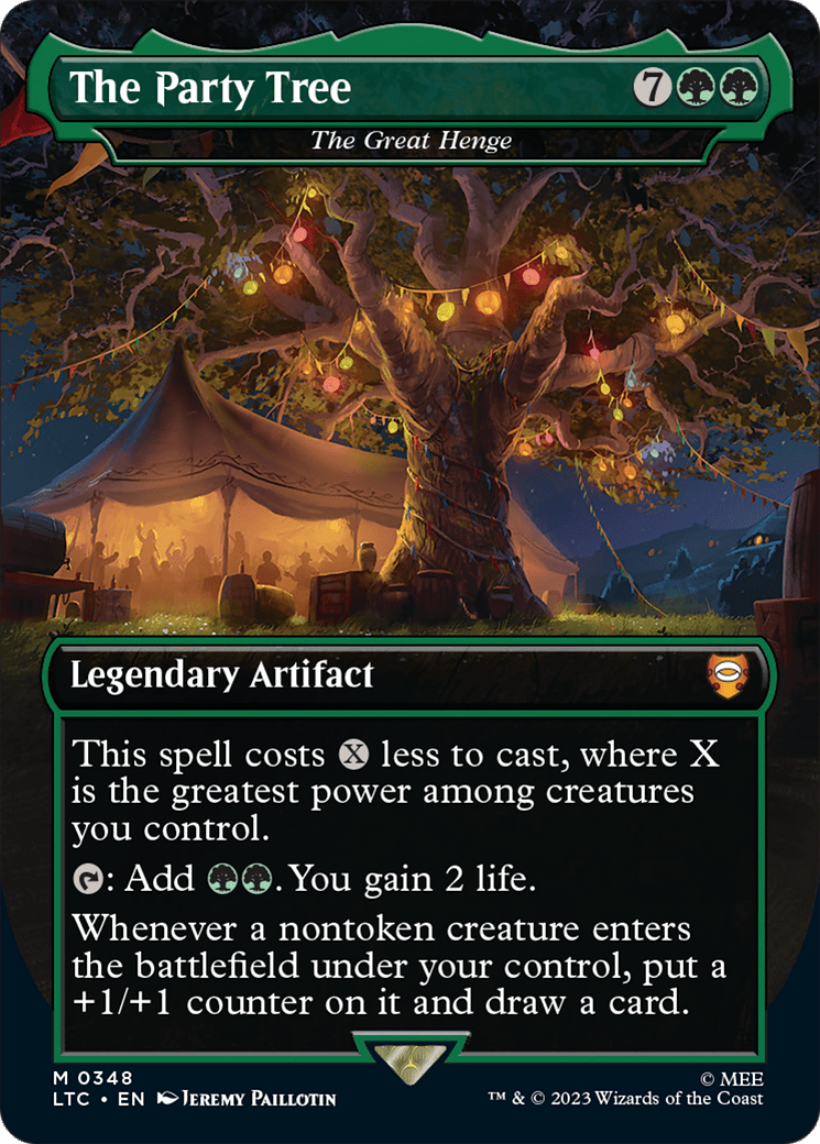 The Party Tree - The Great Henge [The Lord of the Rings: Tales of Middle-Earth Commander] MTG Single Magic: The Gathering  | Multizone: Comics And Games