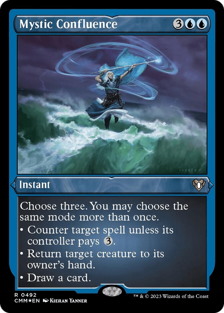 Mystic Confluence (Foil Etched) [Commander Masters] MTG Single Magic: The Gathering  | Multizone: Comics And Games