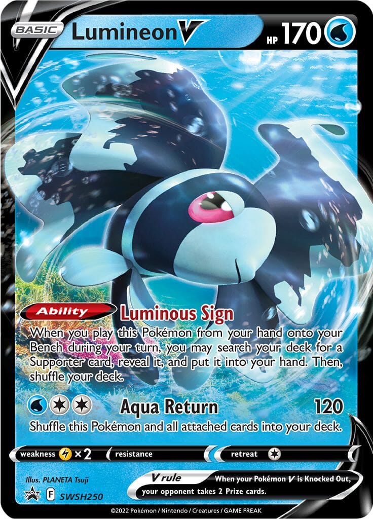 Lumineon V (SWSH250) [Sword & Shield: Black Star Promos] Pokemon Single Pokémon  | Multizone: Comics And Games