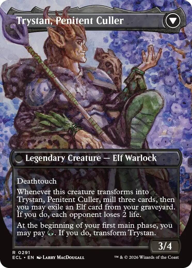 Trystan, Callous Cultivator (Borderless) [Lorwyn Eclipsed] MTG Single Magic: The Gathering  | Multizone: Comics And Games