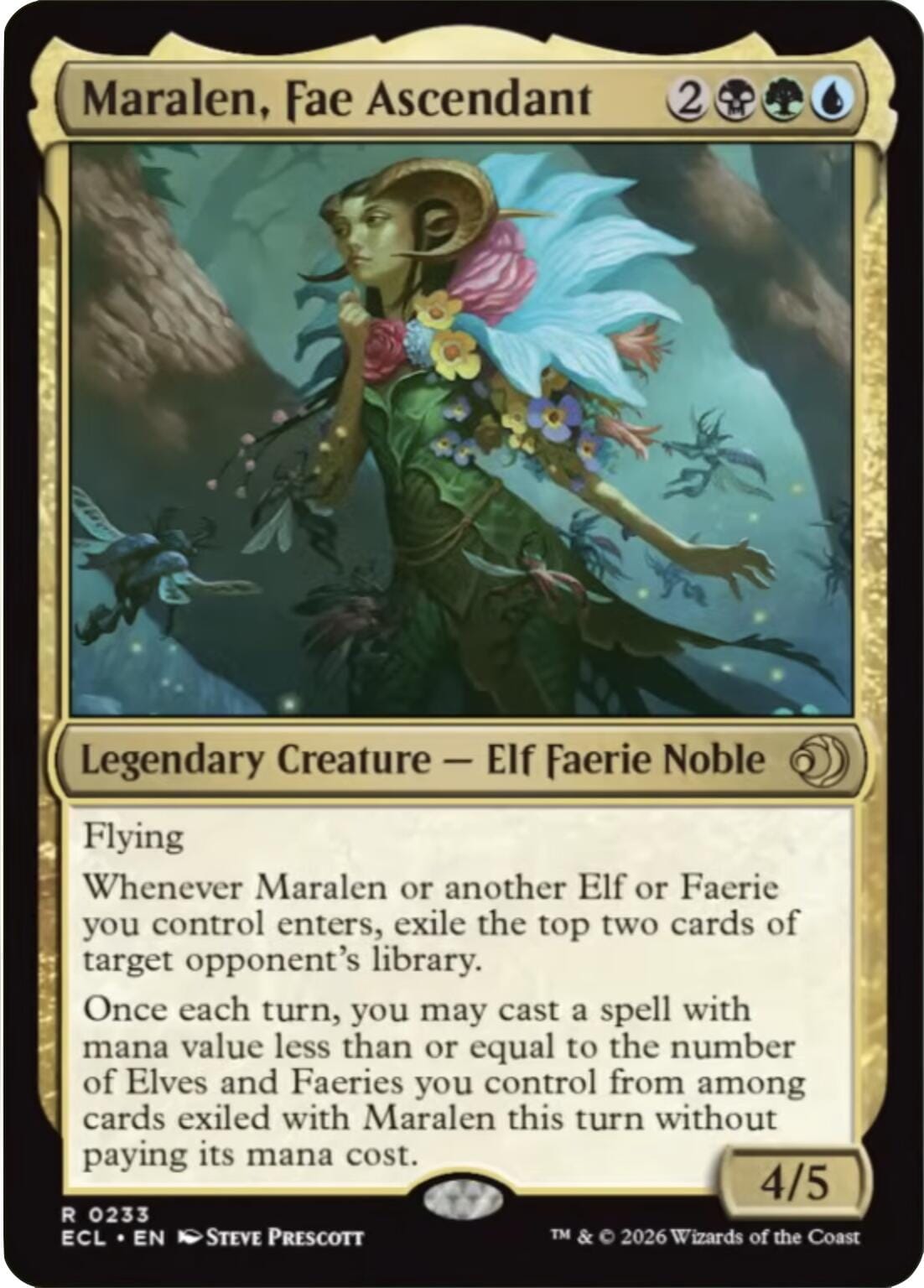 Maralen, Fae Ascendant [Lorwyn Eclipsed] MTG Single Magic: The Gathering  | Multizone: Comics And Games