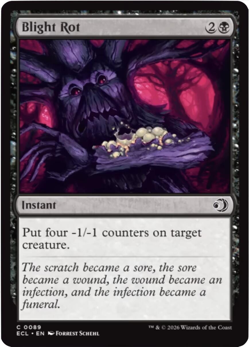Blight Rot [Lorwyn Eclipsed] MTG Single Magic: The Gathering  | Multizone: Comics And Games