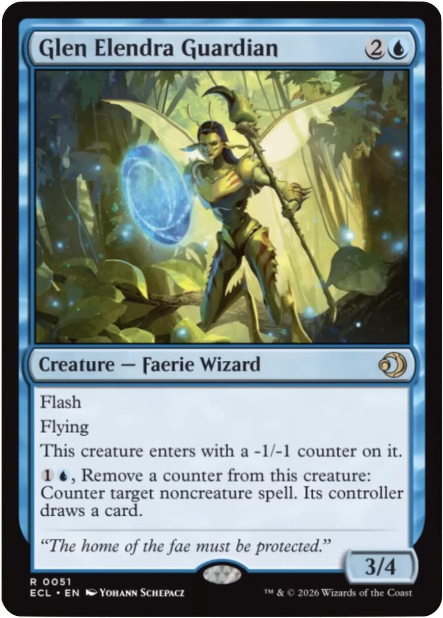 Glen Elendra Guardian [Lorwyn Eclipsed] MTG Single Magic: The Gathering  | Multizone: Comics And Games
