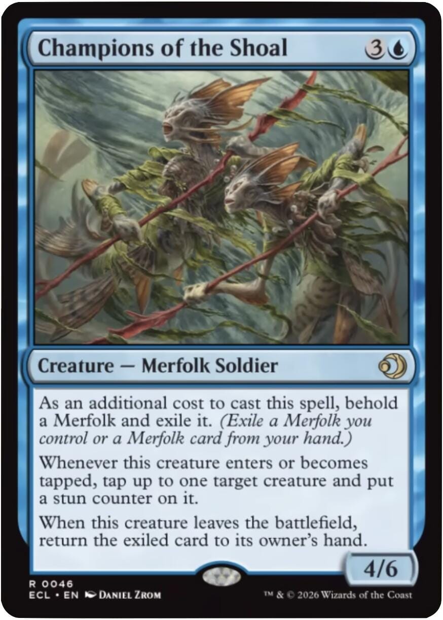 Champions of the Shoal [Lorwyn Eclipsed] MTG Single Magic: The Gathering  | Multizone: Comics And Games