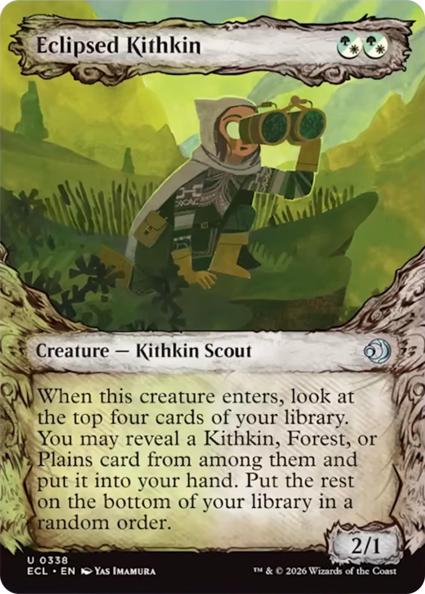 Eclipsed Kithkin (Showcase) [Lorwyn Eclipsed] MTG Single Magic: The Gathering  | Multizone: Comics And Games