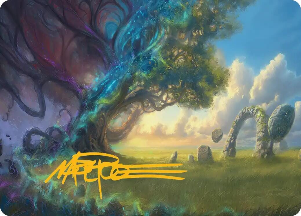 Morningtide's Light Art Card (Gold-Stamped Signature) [Lorwyn Eclipsed Art Series] MTG Single Magic: The Gathering  | Multizone: Comics And Games