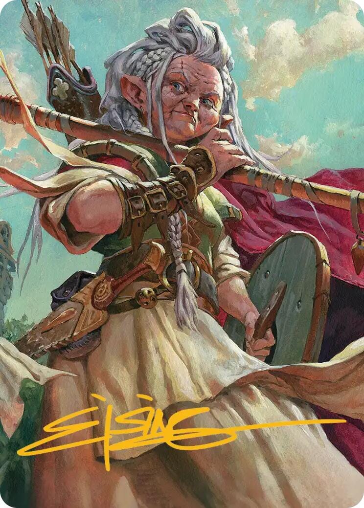 Brigid, Clachan's Heart Art Card (Gold-Stamped Signature) [Lorwyn Eclipsed Art Series] MTG Single Magic: The Gathering  | Multizone: Comics And Games