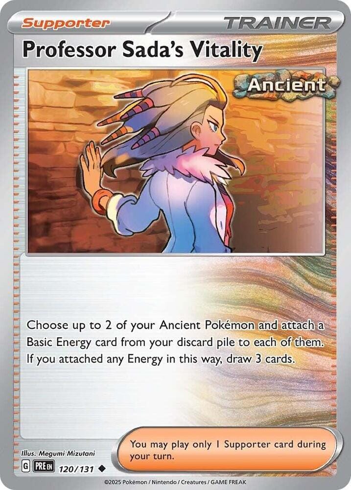 Professor Sada's Vitality (120/131) [Scarlet & Violet: Prismatic Evolutions] Pokemon Single Pokémon  | Multizone: Comics And Games