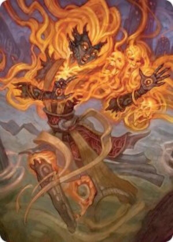 Ashling, Rekindled Art Card (33/54) [Lorwyn Eclipsed Art Series] MTG Single Magic: The Gathering  | Multizone: Comics And Games